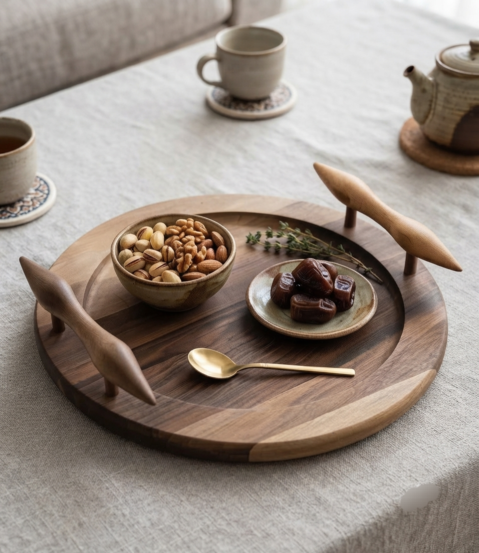سینی دسته دفرمه مدل آوا